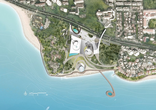 Plattegrond van het Xiamen Music Centre